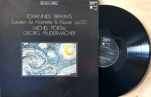 Harmonia-Mundi FRANCE LP MICHEL PORTAL Brahms Sonata for Clarinet & Piano Op.120 - Picture 1 of 1