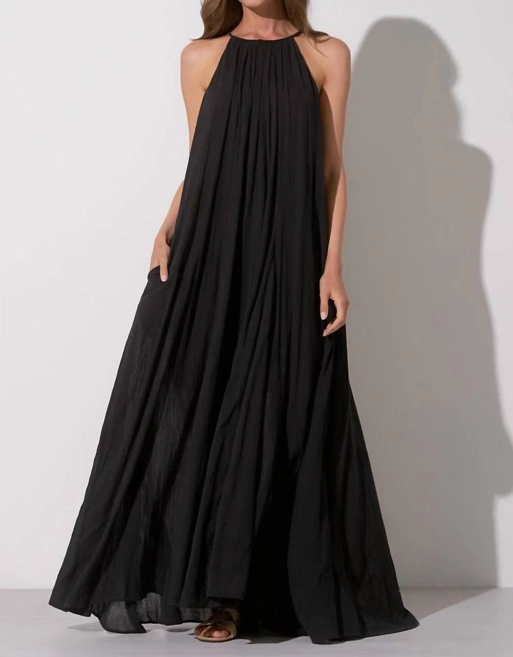 Maxi Vestido Elan Halter Talla S Foto 1 de 4