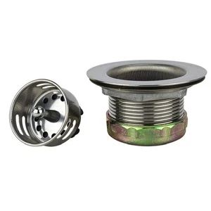 Sink Strainer Set Stainless Steel Material for Effective Drain Filtration - Picture 1 of 10