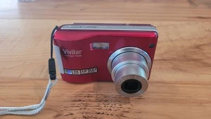 Vivitar Vivicam T328 Digitalkamera rotes Zoomobjektiv - getestet/funktioniert (Beschreibung lesen) - Bild 1 von 8