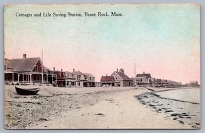 Postal L5 de Cottages Life Saving Station Brant Rock MA Massachusetts - Imagen 1 de 3