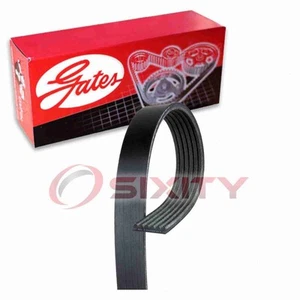 Gates Micro-V Serpentine Belt for 2008-2012 Mitsubishi Lancer 2.0L 2.4L L4 iw - Picture 1 of 5