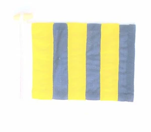 Bandera de señal náutica ICS cosida letra 'G' golf - Hecha en el Reino Unido - Imagen 1 de 5