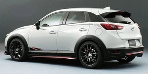 para mazda cx3 CX-3 alerón trasero negro pintado negro brillante - Imagen 1 de 11
