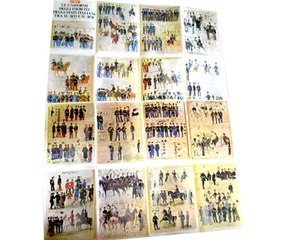 UNIFORMI eserciti e armi ITALIA 1833 / 1870 Quinto Cenni 2 poster come da foto - Foto 1 di 1
