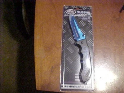 3.75” Blue Lives Matter Police Flag Folding Pocket Knife - Free Shipping! - Изображение 1 из 3