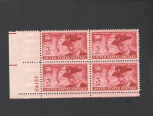 UnUsed US Postage Block 3 Cent Stamps Final National Encampment of the GAR - Picture 1 of 2