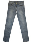 ELEMENT Damen Jeans Gr. 7 / S / M Denim Hose lang blau Stretch Taschen
