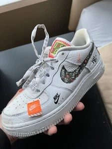 Nike Air Force 1 Low - Just Do It Pack 2018 - Junior - With Stickers - Picture 1 of 13