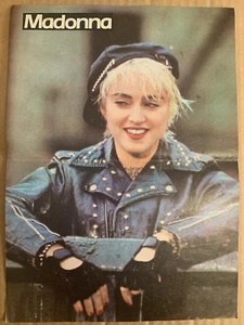 MADONNA ORIGINAL CENTRAL POSTER MUSICAL MAGAZINE 1987 ARGENTINA LATIN AMERICA - Picture 1 of 1