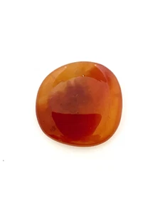 Pietra liscia agata corniola rosso-arancio naturale - 31,54 g - Foto 1 di 1