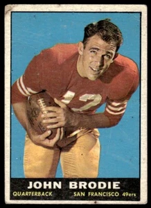1961 Topps John Brodie . RC San Francisco 49ers #59 - Picture 1 of 2