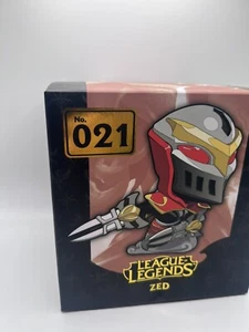🚨RARO🚨League of Legends No. 021 ZED Completo con Tarjeta, SELLADO, Caja de Botín - Imagen 1 de 7