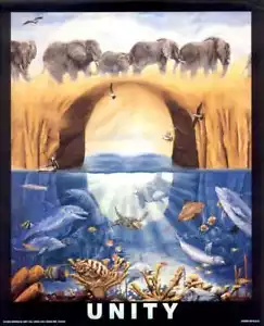 Kit Artesanal Unity Elephants Paper Tole 3D Decoupage Talla 8x10 pulgadas 8-8095 - Imagen 1 de 1