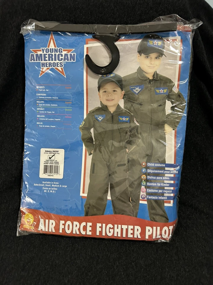 Halloween Costume  Heroes Air Force Fighter Boys Pilot Costume - Image 1 of 3