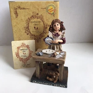 Boyds Bear Yesterdays Child Dollstone Maggie Grandmom’s Helper Figurine 3578 - Picture 1 of 10