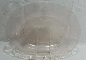Macbeth-Evans American Sweetheart 13" Pink Platter - Picture 1 of 3