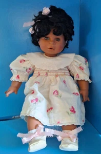 COROLLE afroamerikanische BABYPUPPE / offen - geschlossene Augen / Made in France / 19"" - Bild 1 von 10