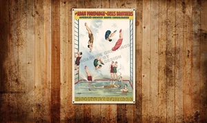 Adam Forepaugh & Sells Bro Circus Performers Vintage Style Poster Banner 28"x48" - Picture 1 of 2