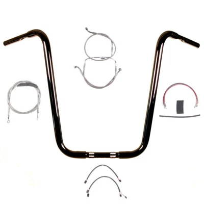 1 1 1/4 дюйма черный 22 дюйма комплект подвески для обезьян 2014-2016 Harley-Davidson Road King без АБС - Изображение 1 из 2