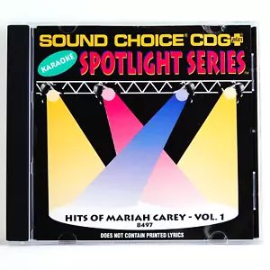 SOUND CHOICE SPOTLIGHT Karaoke - Hits of Mariah Carey Vol. 1 - SC8497 - CDG+ - Picture 1 of 5