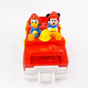 Vintage 1989 Disney Mickey Mouse Fire Truck Shape Sorter Toy Incomplete - Picture 1 of 10