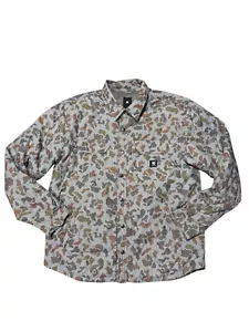 DC Men's XL Gray Quilted Duck Camo Munich Light Skate Wear Jacket ADYJK00024 - Picture 1 of 5