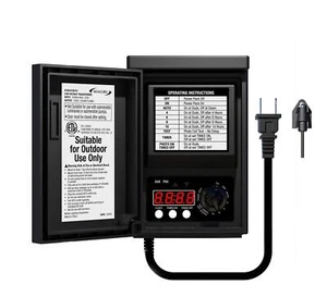 Malibu 120 Watt Power Pack with Sensor and Weather Shield for Low Voltage Lan... - Picture 1 of 9