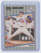 1989 Fleer Orel Hershiser Los Angeles Dodgers #62
