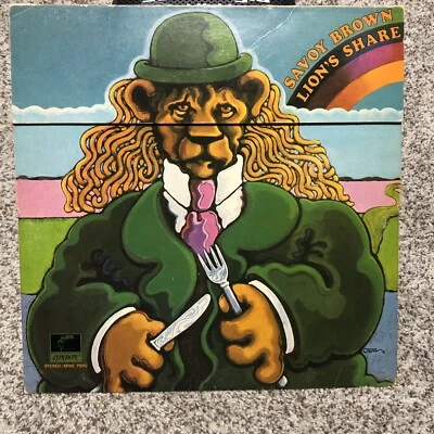 SAVOY BROWN lions share LP RECORD WITH INNER SLEEVE - Image 1 of 4