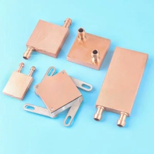 For PC CPU GPU Liquid Water Cooler Heat Sink System Copper Water Cooling Block - Afbeelding 1 van 12