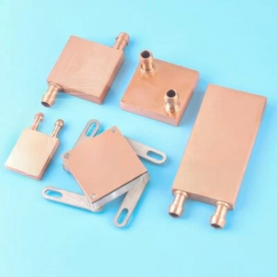 For PC CPU GPU Liquid Water Cooler Heat Sink System Copper Water Cooling Block - Image 1 of 2