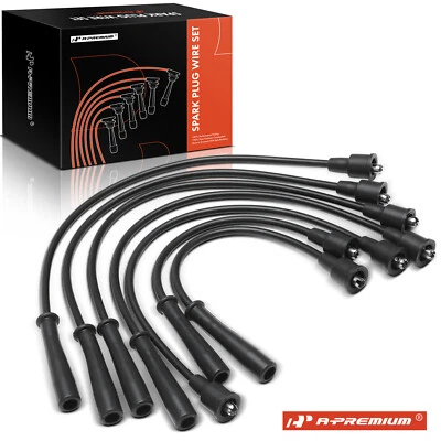 Juego de cables de bujía A-Premium de 7 piezas para Jeep Wagoneer Gladiator Ford Econoline Foto 1 de 4