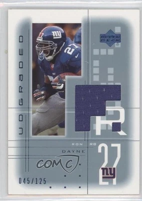 2001 UD Graded Game Jerseys Blue /125 Ron Dayne #RD - Image 1 of 2