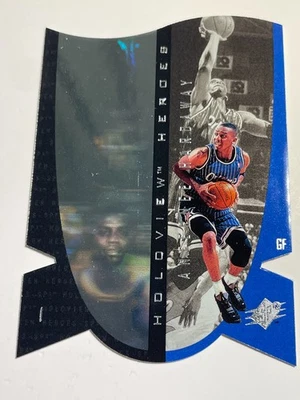 1997 SPx HOLOVIEW HEROES #H11 Anfernee PENNY Hardaway RARE DIE-CUT INSERT - Image 1 of 4