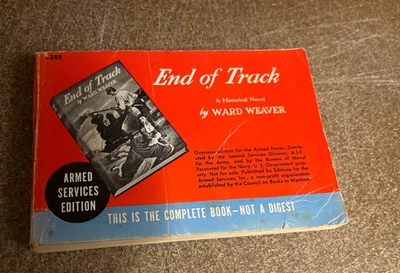 (M) END OF TRACK WARD by WARD WEAVER - ARMED SERVICES EDITION (BH) Foto 1 de 4