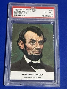 1960 Golden Press Abraham Lincoln PSA 8 - Picture 1 of 2