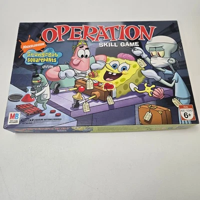 Operation SpongeBob Squarepants Board Game 2007 Nickelodeon COMPLETE & TESTED - Image 1 of 4
