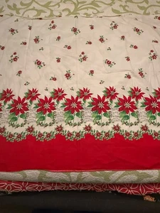 Vintage Christmas Fabric 34x44 - Picture 1 of 2