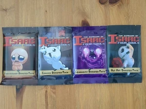 The Binding of Isaac Four Souls Booster Pack Set De 4 TOTALMENTE NUEVO - Imagen 1 de 1
