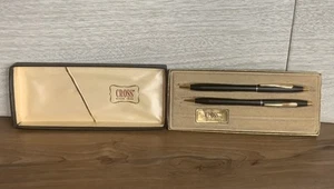 Vintage Cross Classic mattschwarz Druckbleistift & Stift Set Modell #2501 LESEN - Bild 1 von 15