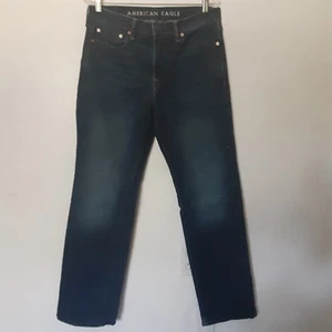 American Eagle Jeans Mens 31 X 32 Blue Relaxed Straight Stretch Denim - Picture 1 of 12