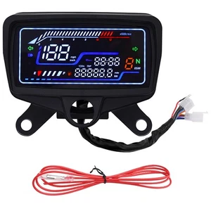 Motorcycle Digital Speedometer Tachometer Odometer For Honda CG125 TMX 125 ALPHA - Picture 1 of 8