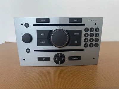 Opel Astra H Zafira B Navigation CD70 Navi Matt Chrome AUX Entheiratet OPC - Bild 1 von 4