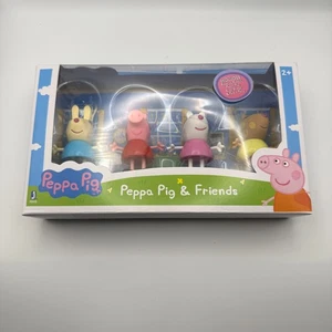 Juego de Peppa Pig and Friends con figuras de Rebecca Peppa Suzy Pedro NUEVO sellado - Imagen 1 de 9