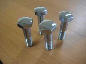 Yamaha Chrome Shock Bolts DT1 RT1 Enduro (4ea.) YZ MX XS650 90106-10025-00 - Picture 1 of 1