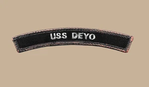 US Navy DD-989 USS Deyo Destroyer UIM Shoulder Rocker Tab (06) - Picture 1 of 1