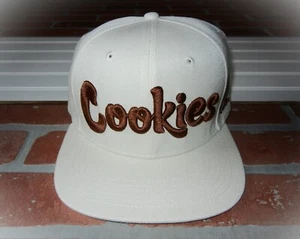 COOKIES Snapback COOKIE DOUGH Cream Low $tock BROWN Off White HEAT Cookie$ SF - Picture 1 of 13