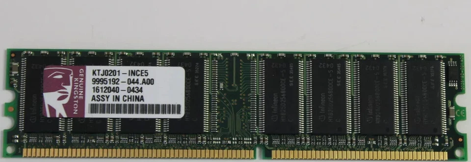 512 MB (256 MB x 2) Kingston DDR2 400 PC3200 Foto 1 de 1