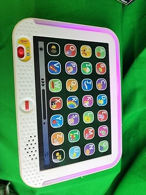 Fisher Price Blue Smart Stages Laugh & Learn Alphabet Tablet 2014 Nice Tested - Image 1 of 3